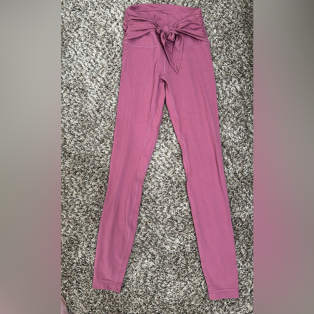 Lululemon tie waist leggings